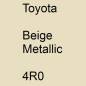 Preview: Toyota, Beige Metallic, 4R0.